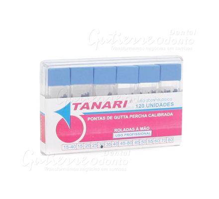Cone de Guta Calibrada 30 Tubo c/ 120 Tanari
