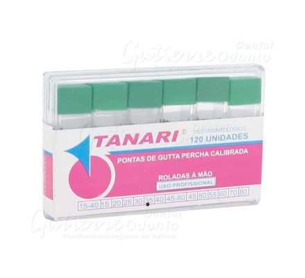 Cone de Guta Calibrada 35 Tubo c/ 120 Tanari