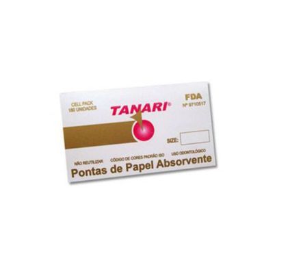 Cone de Papel 40 Esteril Cell Pack c/ 120 Tanari