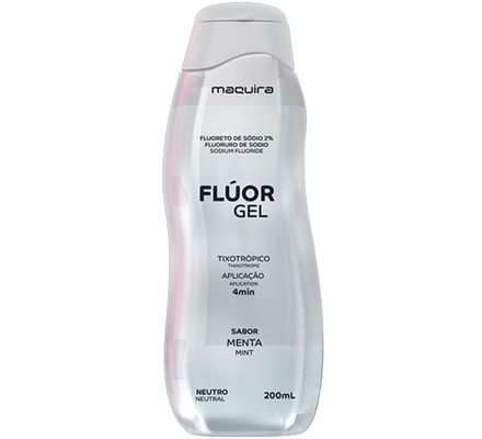Fluor Gel Neutro Menta 200mL Maquira