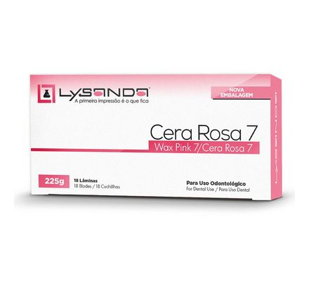 Cera Rosa 7 c/ 18 Laminas Lysanda