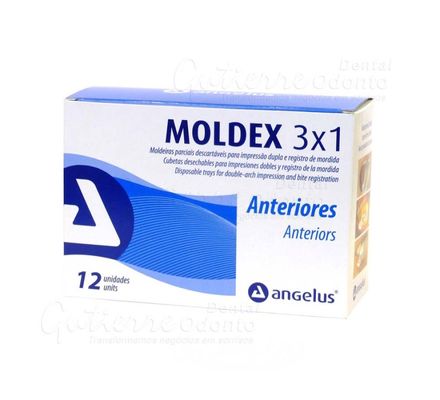 Moldeira Moldex Anteriores c/  12 (6G e 6P) Ref. 251 - Angelus