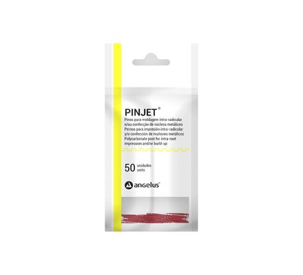 Pinos Para Obtenção de Núcleos Metálicos Pinjet c/  50 Ref. 500 - Angelus