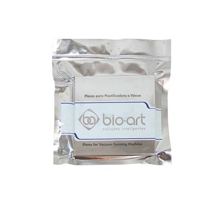 Placa Cristal 1,0 Mm Quadrada c/ 05 Bio-Art
