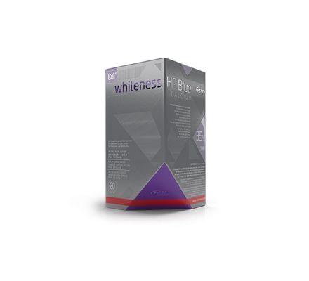 Kit Clareador Whiteness HP Blue Calcium 35% 6 Sessões + Top Dam - FGM