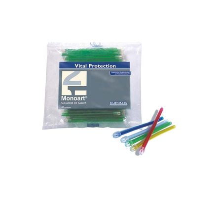 Sugador Plastico Azul Escuro c/ 40 Euronda