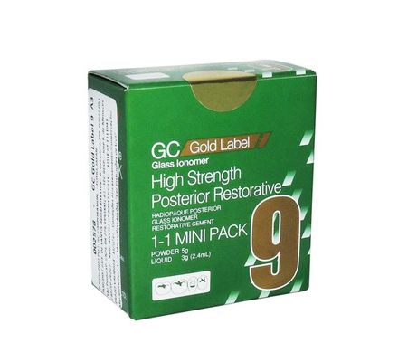 Ionomero de Vidro p/  Restauracao Posterior Gc Gold Label 9 A2 Kt 5g e 2,4ml