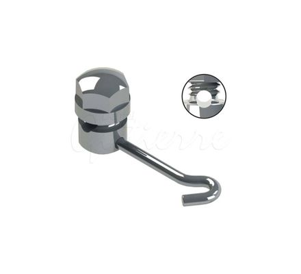 35.05.004 Gurin Haste Longa Gancho Direito Slot Redondo Fechado 0,56mm - Morelli