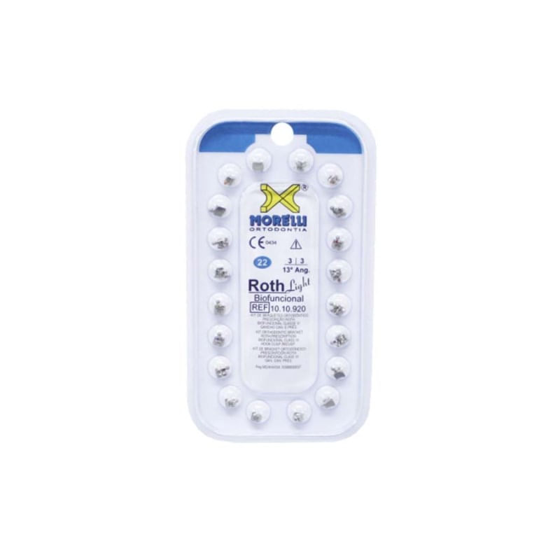 10.10.920 KIT DE BRAQUETES ROTH BIOFUNCIONAL CLASSE III C/ GANCHO 022 ...