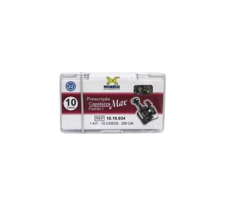 10.19.934 Kit de Bráquetes Capelozza Max P. I c/  Gancho 022 10 Casos - Morelli