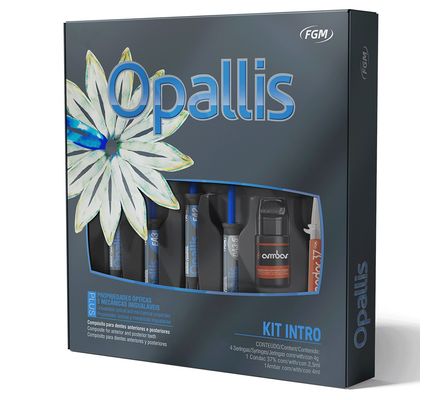 Kit Basico II Resina Opallis EA1+EA2+EA3+DA2 4g+Condac 37% +Ambar 4ml - FGM