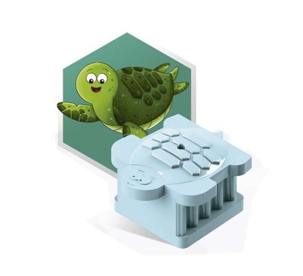 Abridor de Boca Abritec Tortubello Infantil Verde c/ 1 Autoclavavel Indusbello