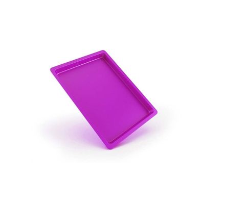 Bandeja Plastica Autoclavavel Rosa 24 X 18 X 1,5 Maquira