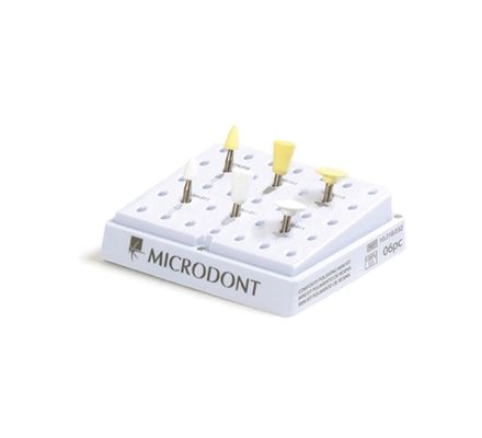 Kit Mini Polimento de Resinas Com 6 Pontas Microdont