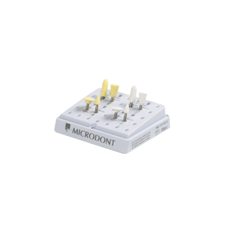 KIT-RAPIDO-POLIMENTO-DE-RESINA-C--8-PONTAS-SILICONE-BROQUEIRO-MICRODONT