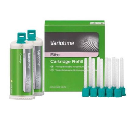 Silicone de Adição Variotime Bite c/ 2 Cartuchos 50ml - Kulzer