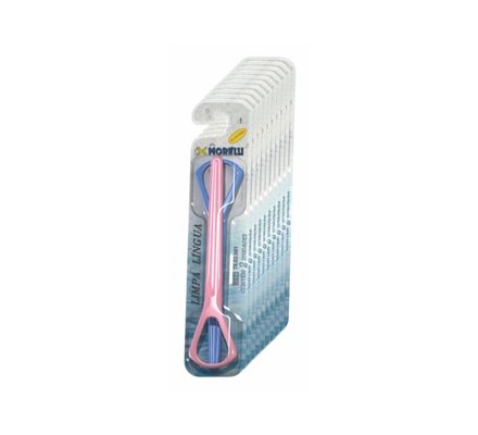 78.02.001 Limpador de Língua Azul e Rosa - Morelli