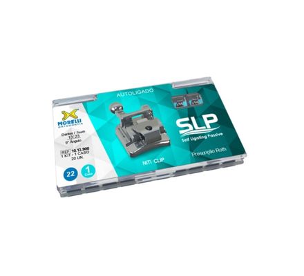 10.13.900 Kit de Bráquetes Autoligado Roth SLP 022 c/  Gancho 1 Caso - Morelli