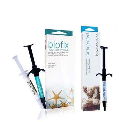 Cimento Ortodondico Fotopolimerizável Biofix 4g + Orthoprotect - Biodinâmica