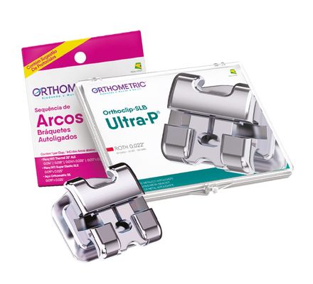 Bráquete Autoligado Ultra-P Roth 1 Caso + Arcos 10.46.2800 - Orthometric