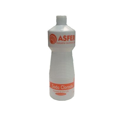 Hipoclorito de Sódio 2,5% Soda Clorada 1L - Asfer