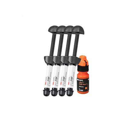 Kit 3M™ Filtek™ Z100 A1+A2+A3 +A3,5 4g + Adesivo 3M™ Adper™ Single Bond 2 6g - Solventum
