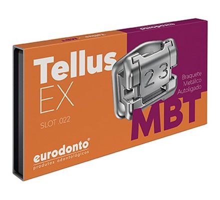 Braquete Autoligado Tellus EX MBT Dente 35 Slot 0.22 C/1 Eurodonto