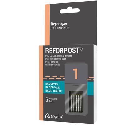 Pino Paralelo em Fibra de Vidro Reforpost Nº 1 c/  5 Ref. 721 - Angelus