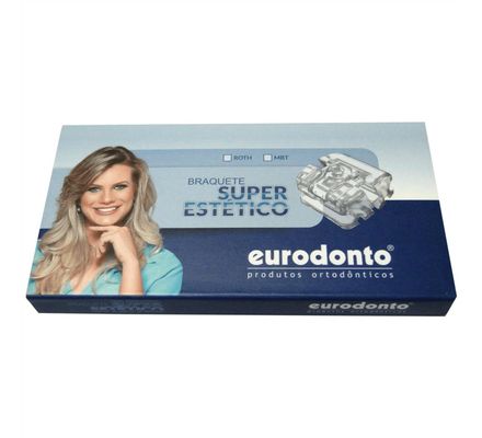 BRAQUETE ROTH AUTOLIGADO CERAMICO SUPER ESTETICO DENTE 43 REP. C/1 EURODONTO