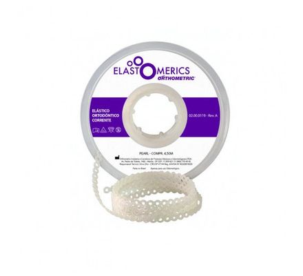 Elástico Corrente Curto Pearl 60.05.5124 4,5m - Orthometric
