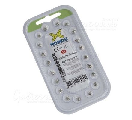 10.25.302 Bráquete Ricketts Slim Slot 018 c/  Gancho - Morelli