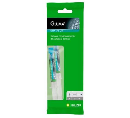 Ácido Fosfórico Gluma Etch 35% c/ 3 Seringas 2,5ml - Kulzer