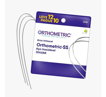 Arco Aço SS 021X025 Sup 51.60.2521 Pague 10 Leve 12 - Orthometric