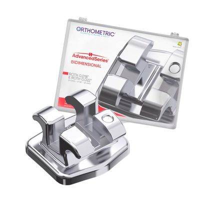 Bráquete Metálico ADV Bidimensional Roth 018/022 1 Caso 10.10.3000 - Orthometric