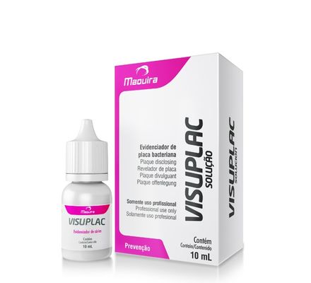 EVIDENCIADOR DE PLACAS VISUPLAC SOLUCAO 10ML MAQUIRA