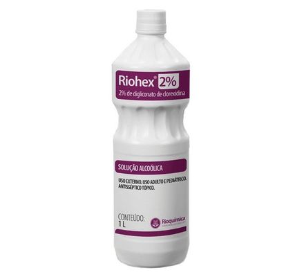 ANTISSEPTICO TOPICO RIOHEX 2% SOLUCAO ALCOOLICA 1L RIOQUIMICA