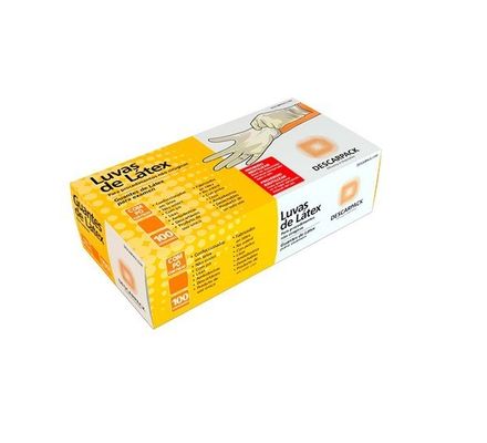 Luva Látex c/  Pó G c/  100 - Descarpack