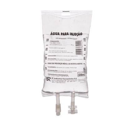 AGUA DE INJECAO 250ML BOLSA JP FARMA