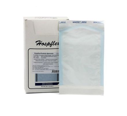 ENVELOPE PARA ESTERILIZACAO AUTOSSELANTE 150X250MM C/100 HOSPFLEX