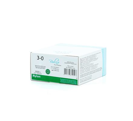 FIO DE SUTURA NYLON 3-0 AG. RETA COR 6,0 0,75CM C/24 P/ HOF BIOLINE