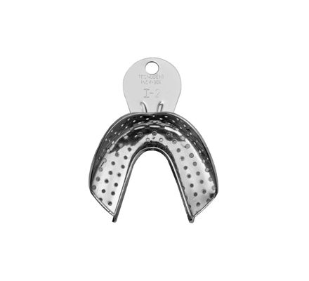 MOLDEIRA ADULTO INOX PERFURADA I-2 TECNODENT