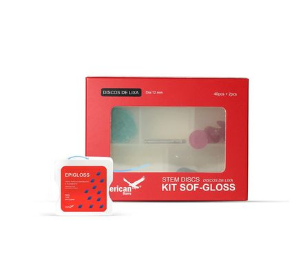 KIT SOF-GLOSS + EPIGLOSS (GRANULOMETRIA FINA)  AMERICAM BURS