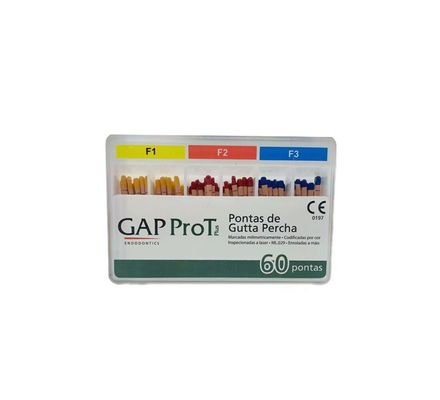 CONE DE GUTA PROTAPER PLUS SORTIDA C/60 GAP
