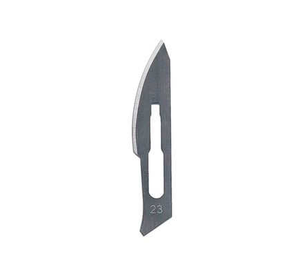 Lâmina de Bisturi em Aço Carbono - N23 C/100 UN DESCARPACK