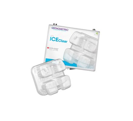 Bráquete Cerâmico New Ice Clear Roth 022 Kit 1 Caso 10.87.2000 - Orthometric