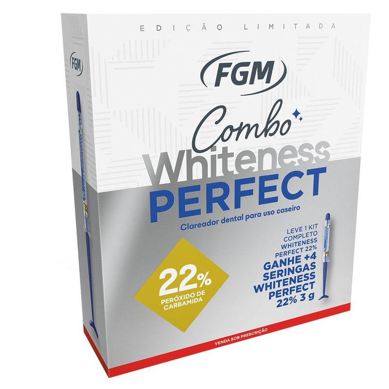 KIT-CLAREADOR-WHITENESS-PERFECT-22--C--4-SERINGAS---GANHE-MAIS-4-SERINGAS---FGM