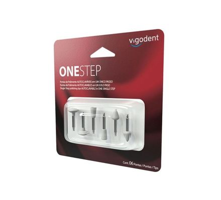 Ponta Montada Onestep Copo c/ 6 -Vigodent