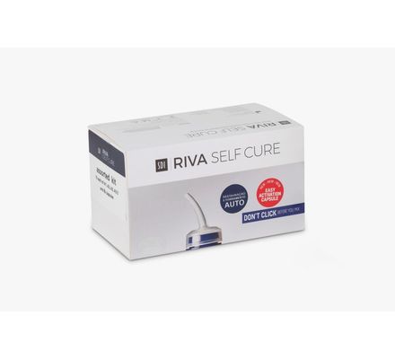 Ionômero de Vidro Riva Restaurador Self Cure A2 c/  50 Cápsulas - SDI