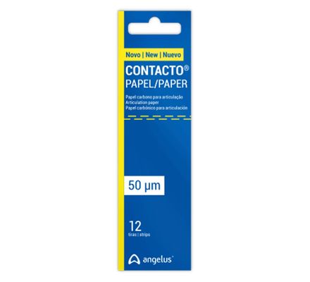 Carbono c/12 Tiras Contacto Azul 50 Micra 592 - Angelus
