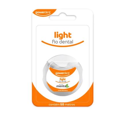 Fio Dental Light Com 50 Metros Powerdent